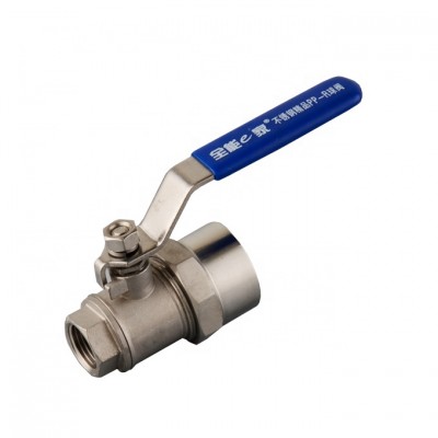 H003 Plastic Ppr Sus Stainless Steel Female Threads Union Ball Valve For Hot Cold Water And Home Plumbing